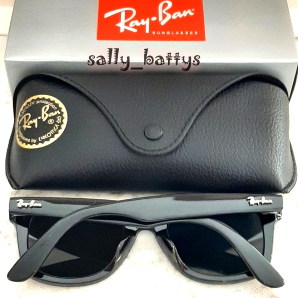RayBan (Store Display) Wayfarer all Black RB2140 - Picture 8 of 15